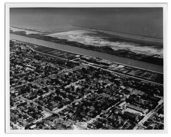 Aerial of Sabine Neches Shoreline